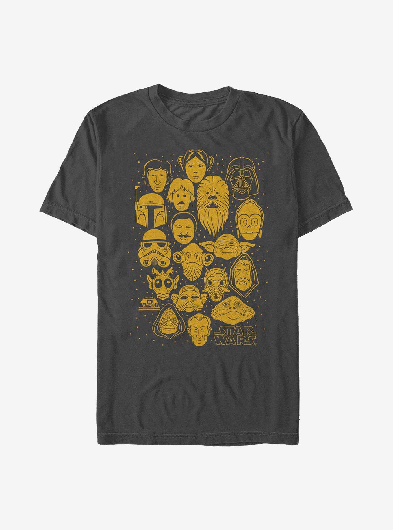 Star Wars Lineup T-Shirt, CHARCOAL, hi-res