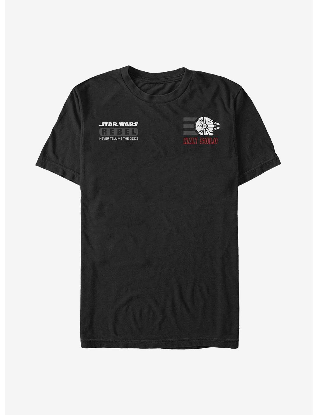 Star Wars Rebel Han Solo T-Shirt, BLACK, hi-res