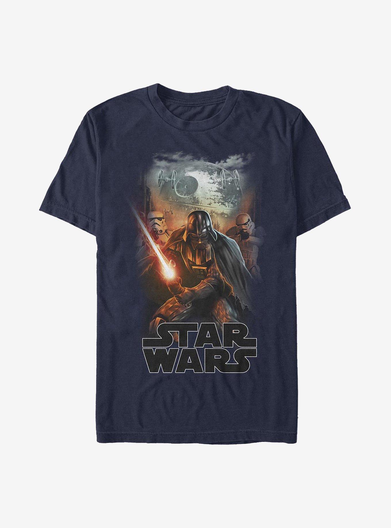 Star Wars Seek And Destroy T-Shirt, NAVY, hi-res