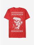 Star Wars Ugly Holiday Chewbacca T-Shirt, RED, hi-res