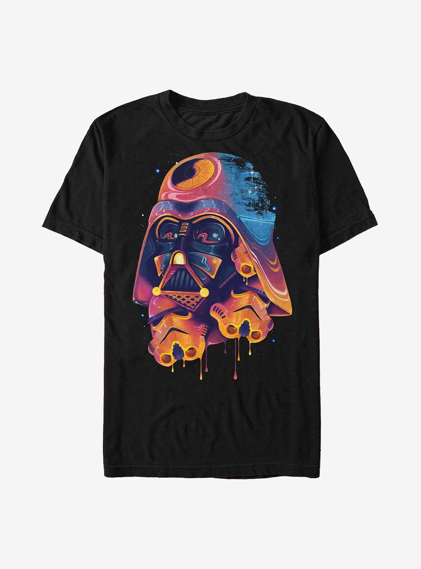 Star Wars Vader Super Psychedelic T-Shirt, BLACK, hi-res