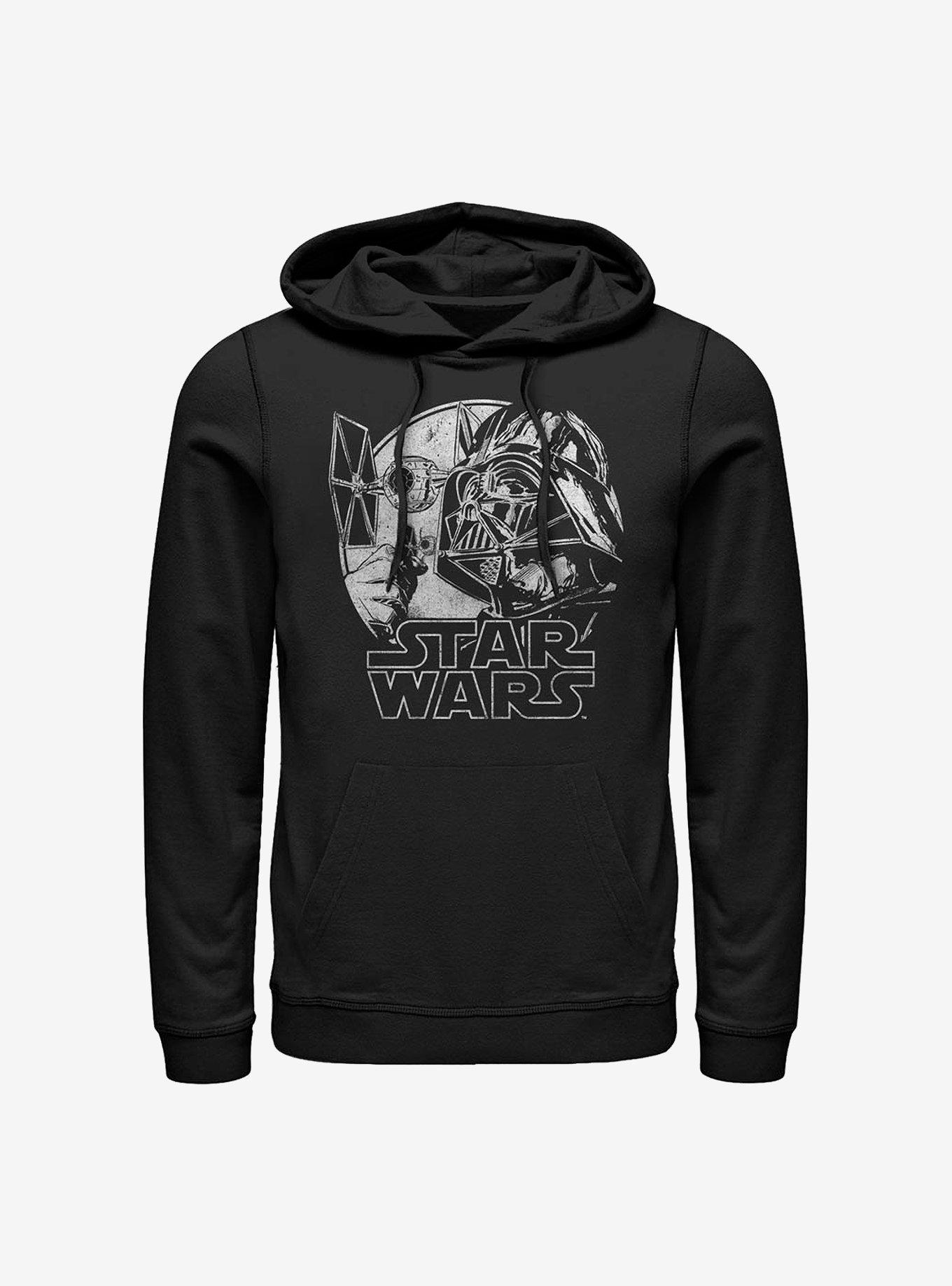 Star Wars Vader Ships Hoodie, BLACK, hi-res