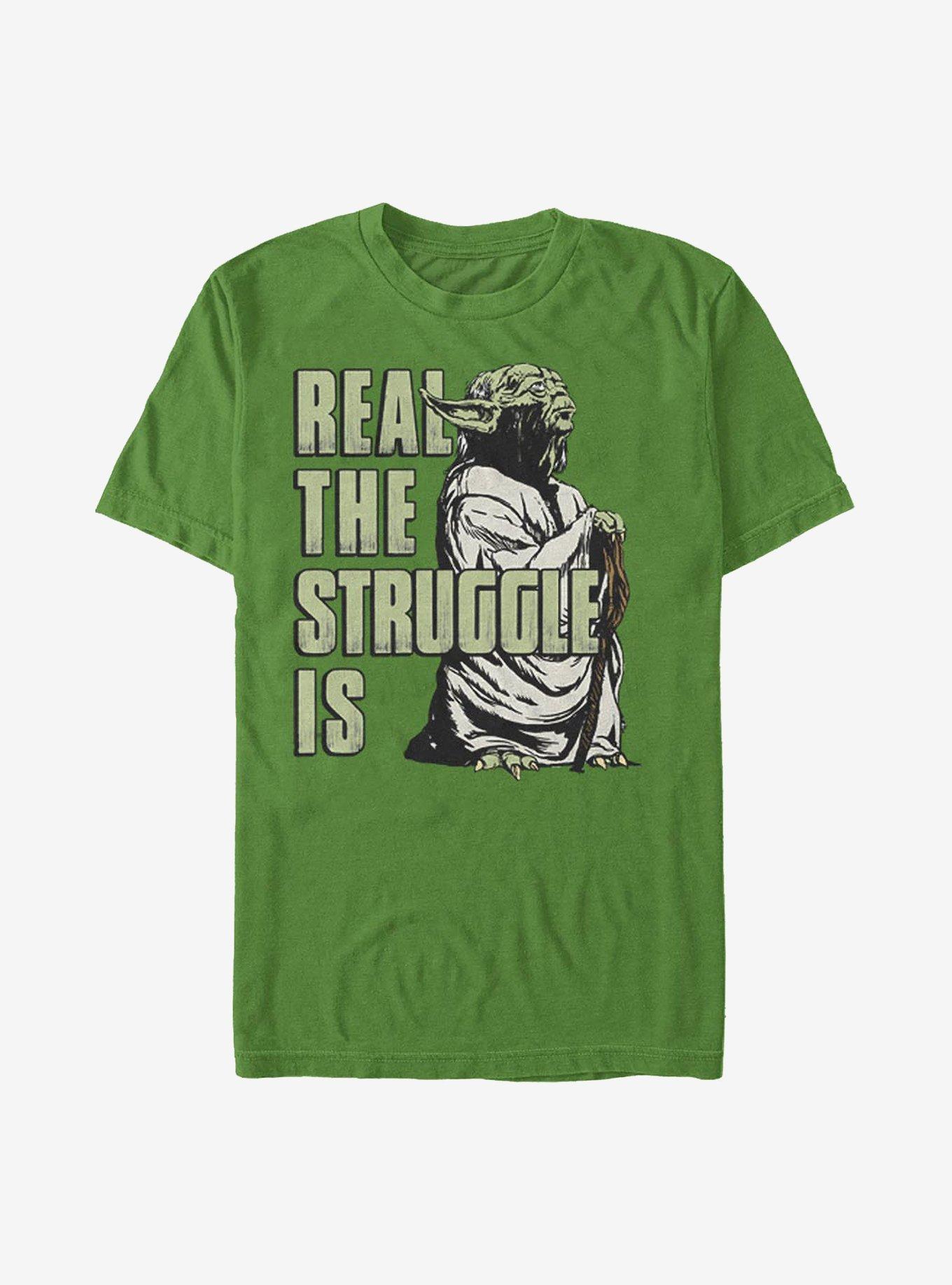 Star Wars Real The Struggle Is T-Shirt, KELLY, hi-res