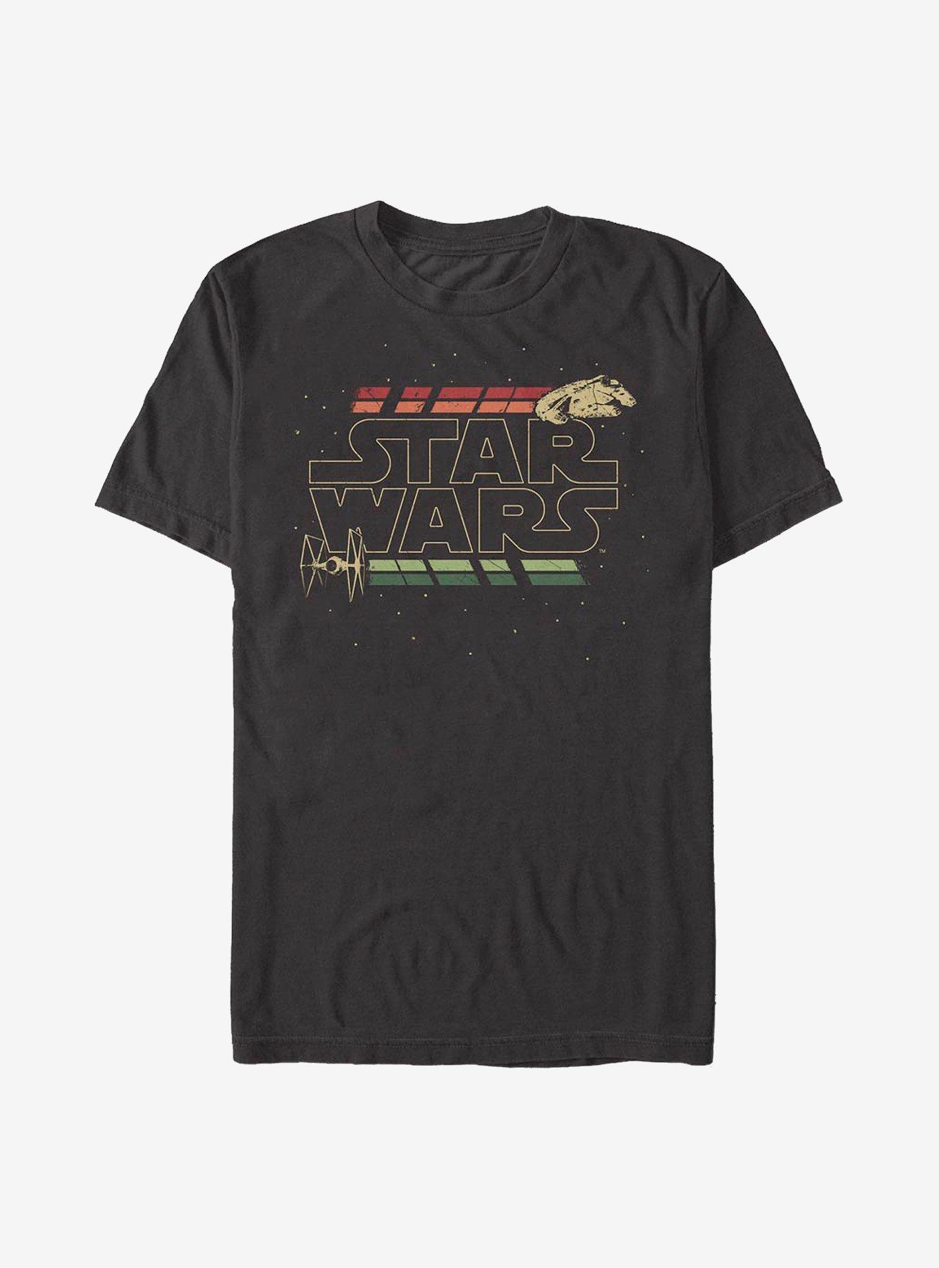 Star Wars Retro Wars T-Shirt, BLACK, hi-res