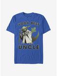 Star Wars Yoda Best Uncle T-Shirt, ROYAL, hi-res