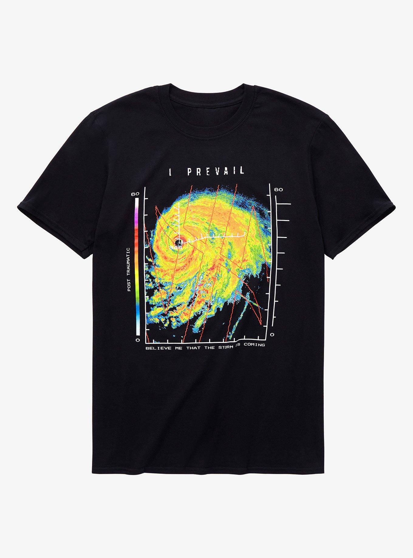 I Prevail Hurricane T-Shirt, BLACK, hi-res