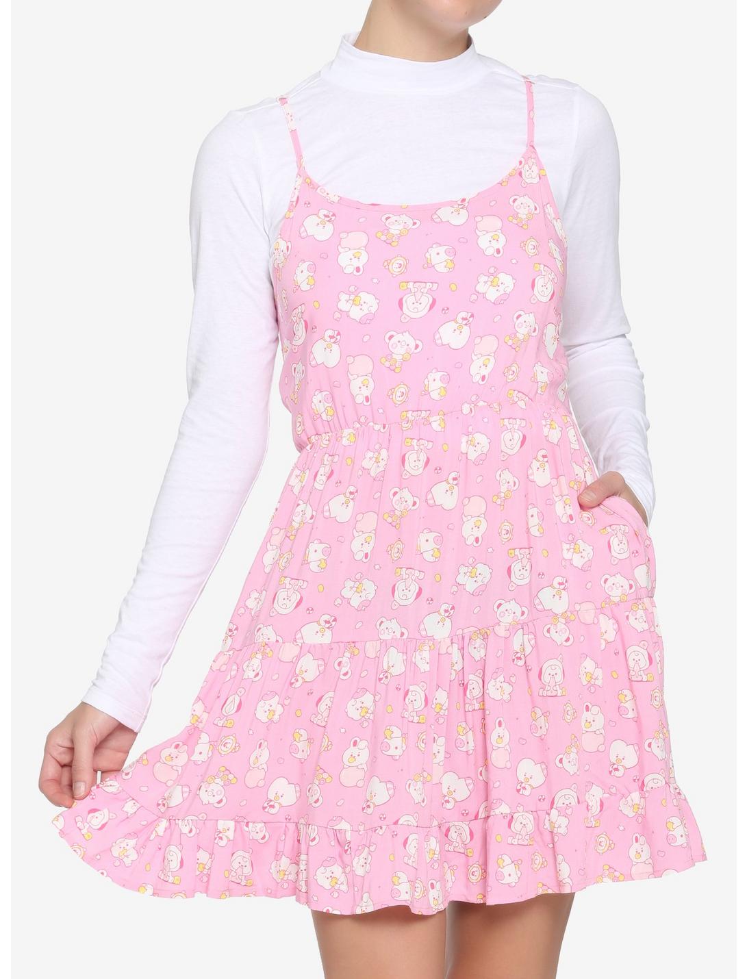 BT21 Jelly Candy Twofer Mock Neck Dress | Hot Topic