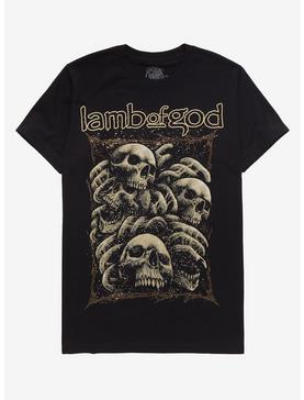 Lamb Of God Skull T-Shirt, , hi-res