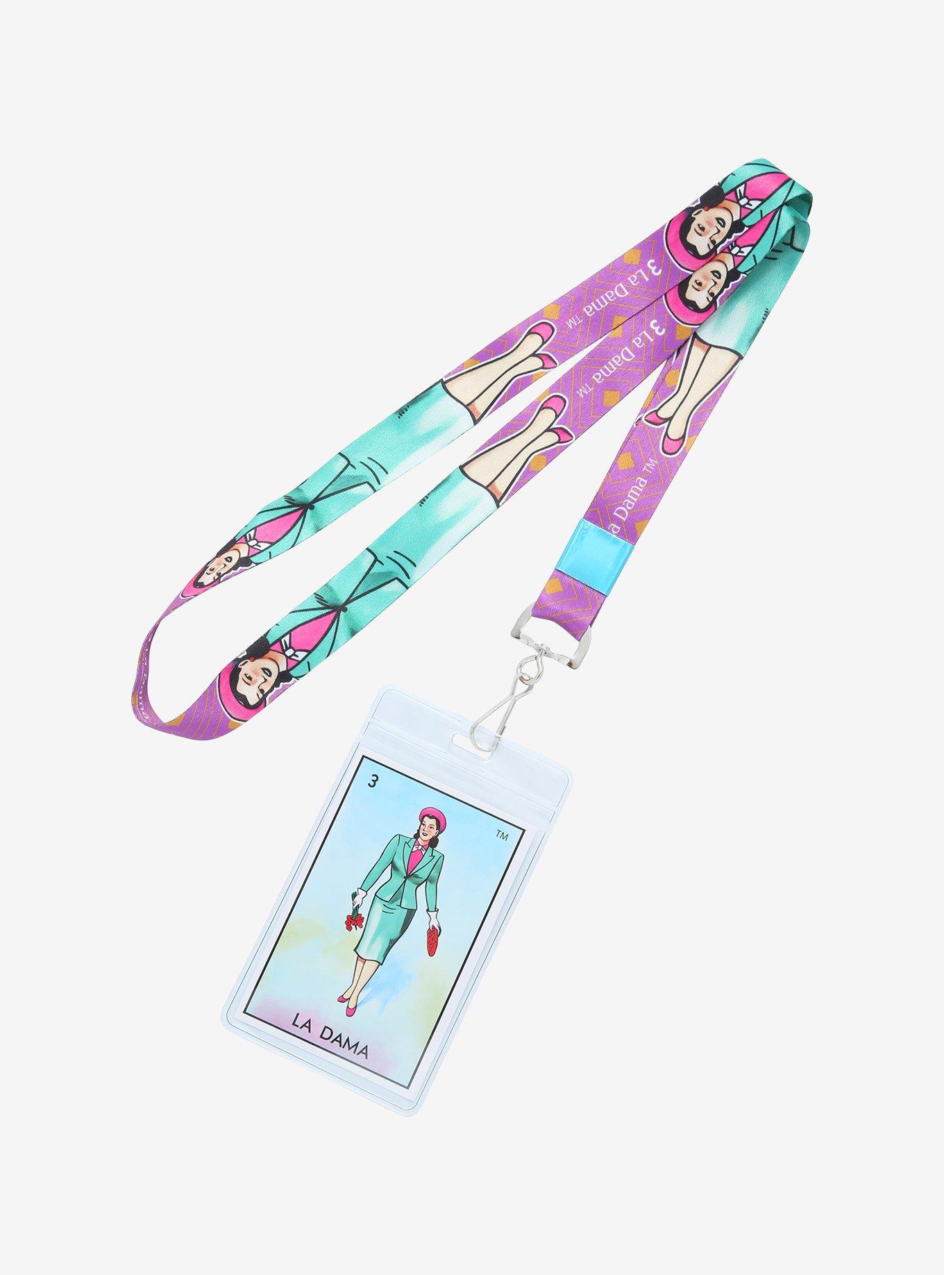 Loteria La Dama Lanyard, , hi-res