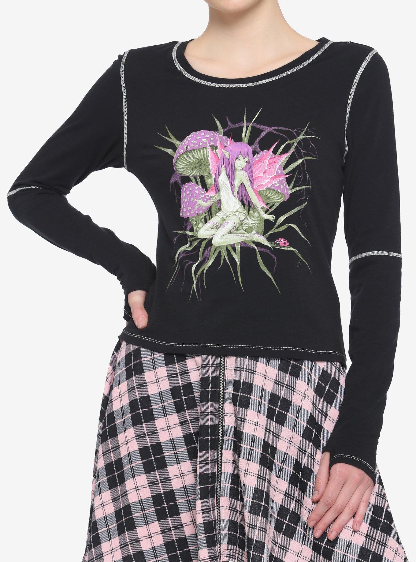 Fairies By Trick Lace-Up Girls Long-Sleeve T-Shirt | Hot Topic