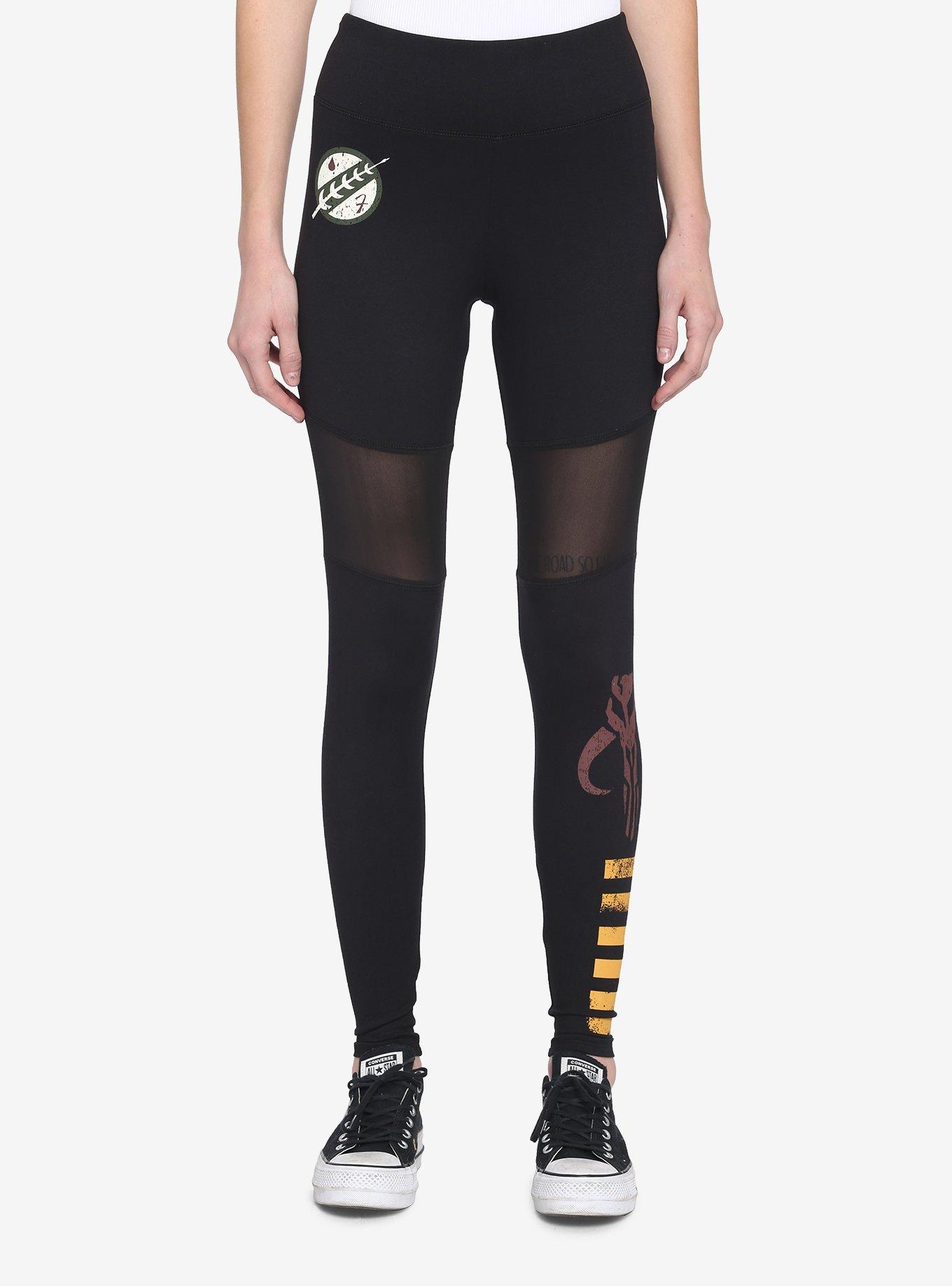 Her Universe Star Wars Boba Fett Mesh Leggings, MULTI, hi-res