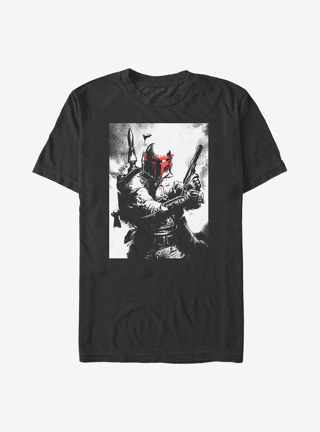 Star Wars Boba Fett Fierce Pose T-Shirt, BLACK, hi-res