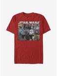 Star Wars Comic Strip Rectangle T-Shirt, , hi-res
