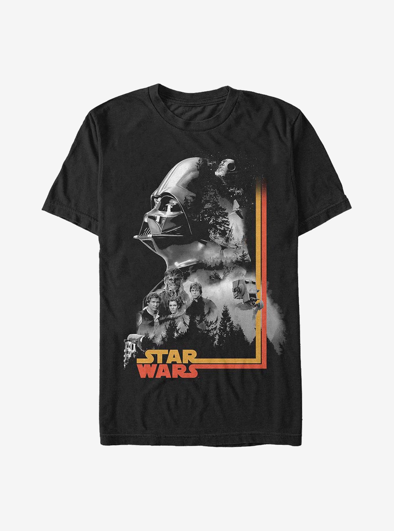 Star Wars Characters T-Shirt, BLACK, hi-res