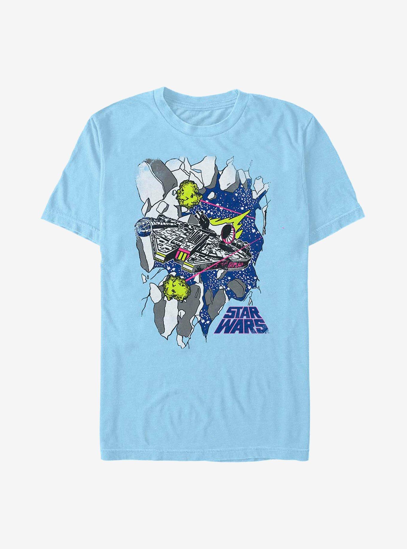 Star Wars Falcon Break Through T-Shirt, LT BLUE, hi-res