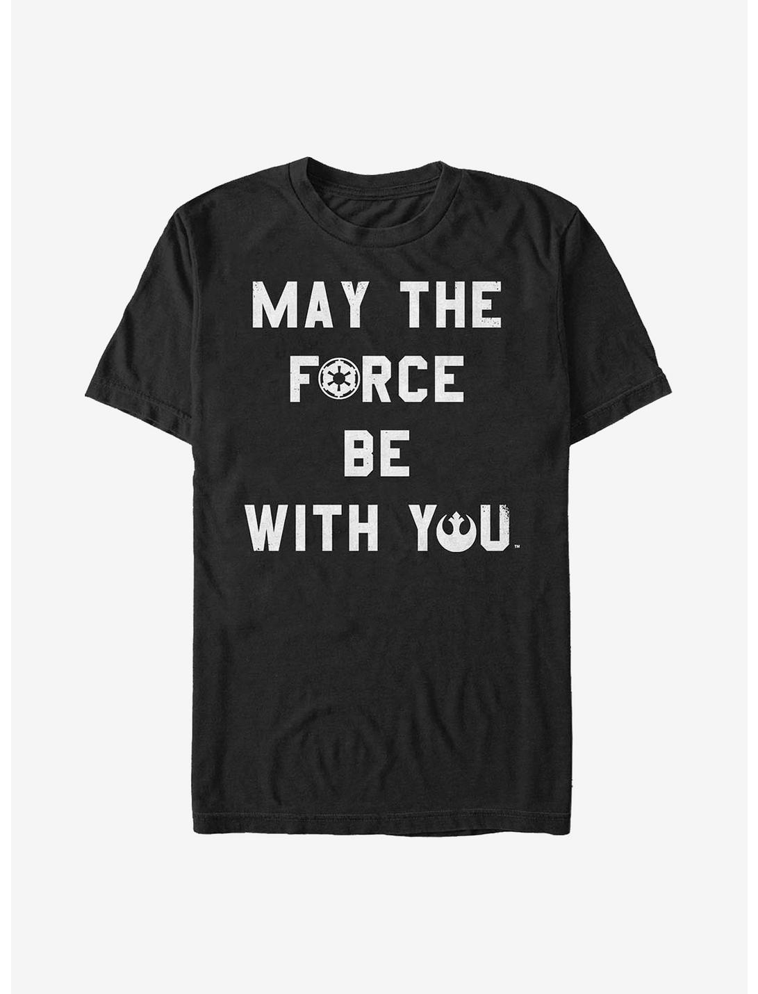 Star Wars May The Fource Be With You T-Shirt, SILVER, hi-res