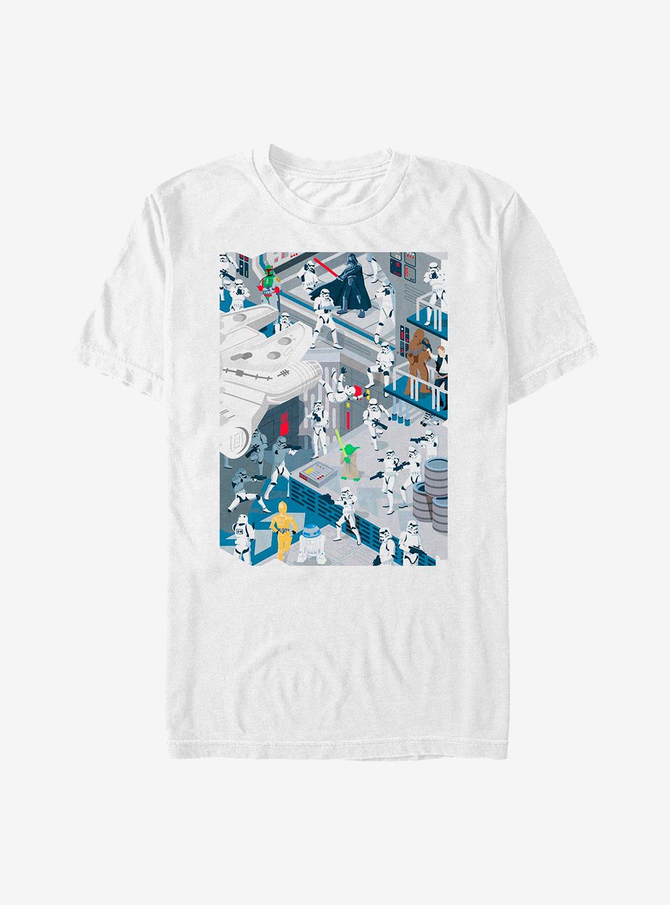 Star Wars Seek And Find T-Shirt, WHITE, hi-res