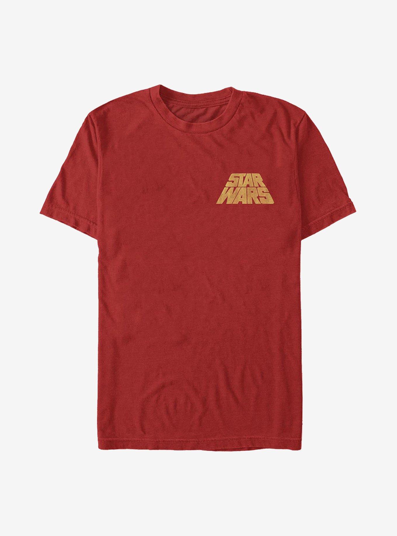 Star Wars Slant Logo T-Shirt, RED, hi-res