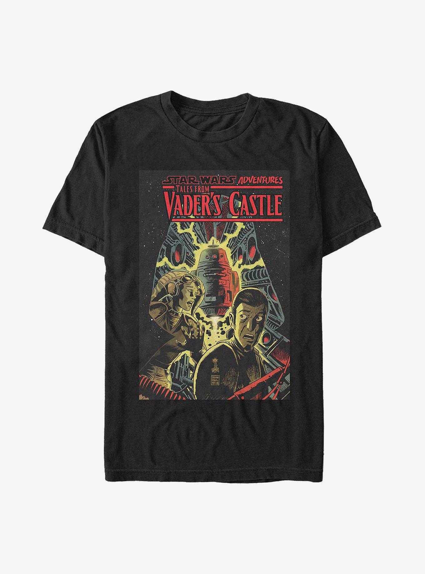 Star Wars Spaceship Tales From Vader's Castle T-Shirt, BLACK, hi-res