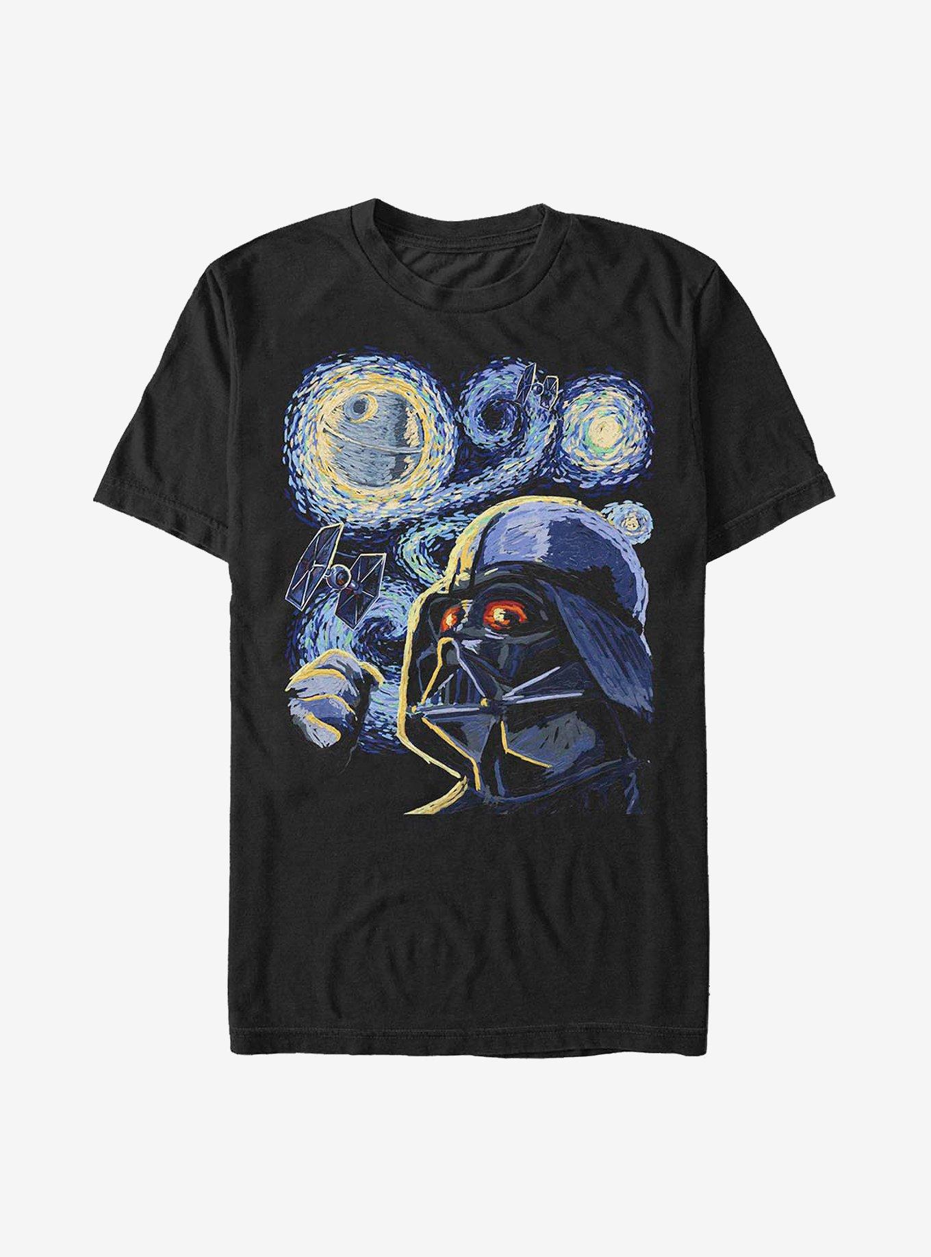 Star Wars Starry Vader T-Shirt, BLACK, hi-res