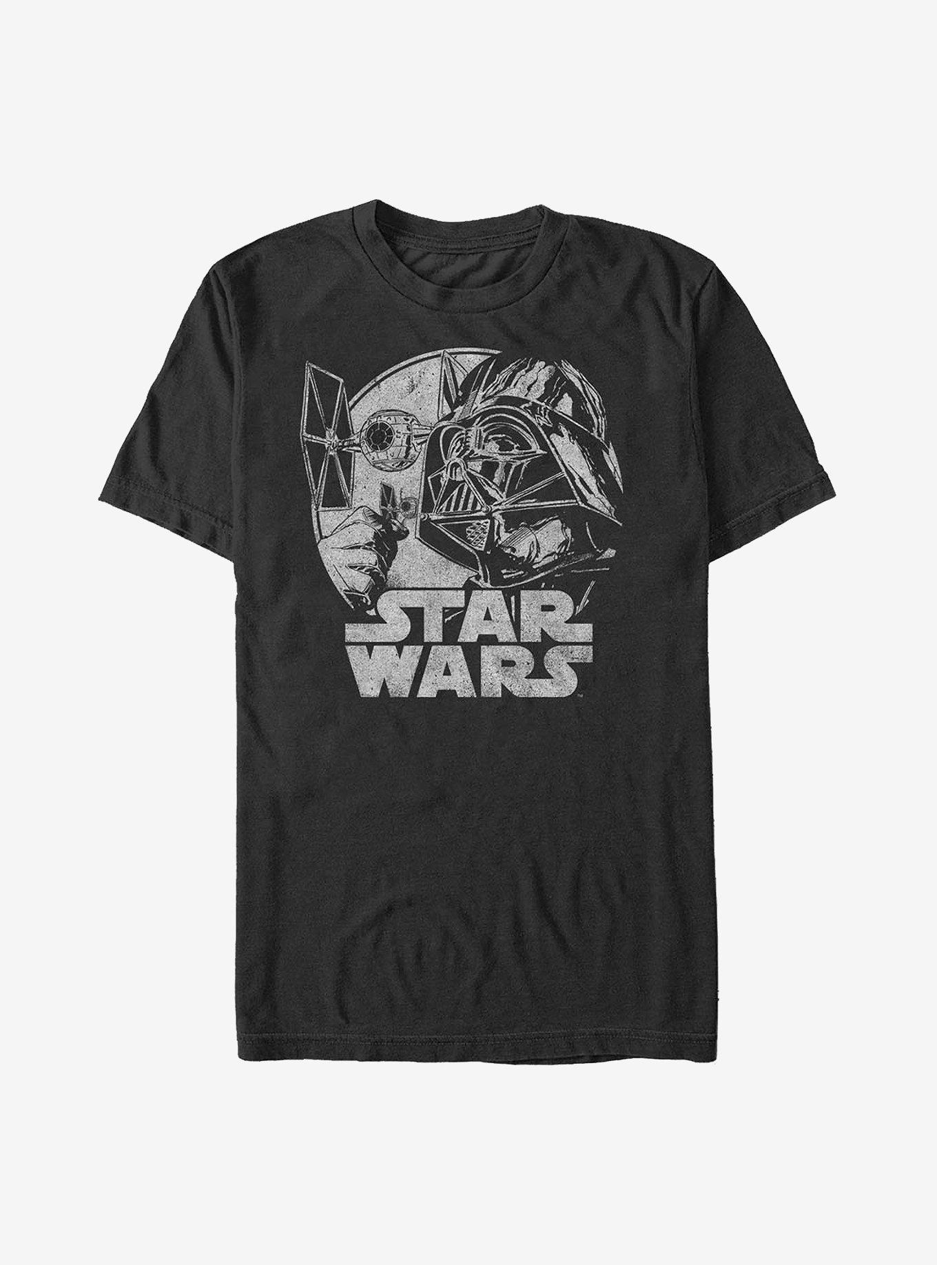 Star Wars Vader Ship T-Shirt, BLACK, hi-res