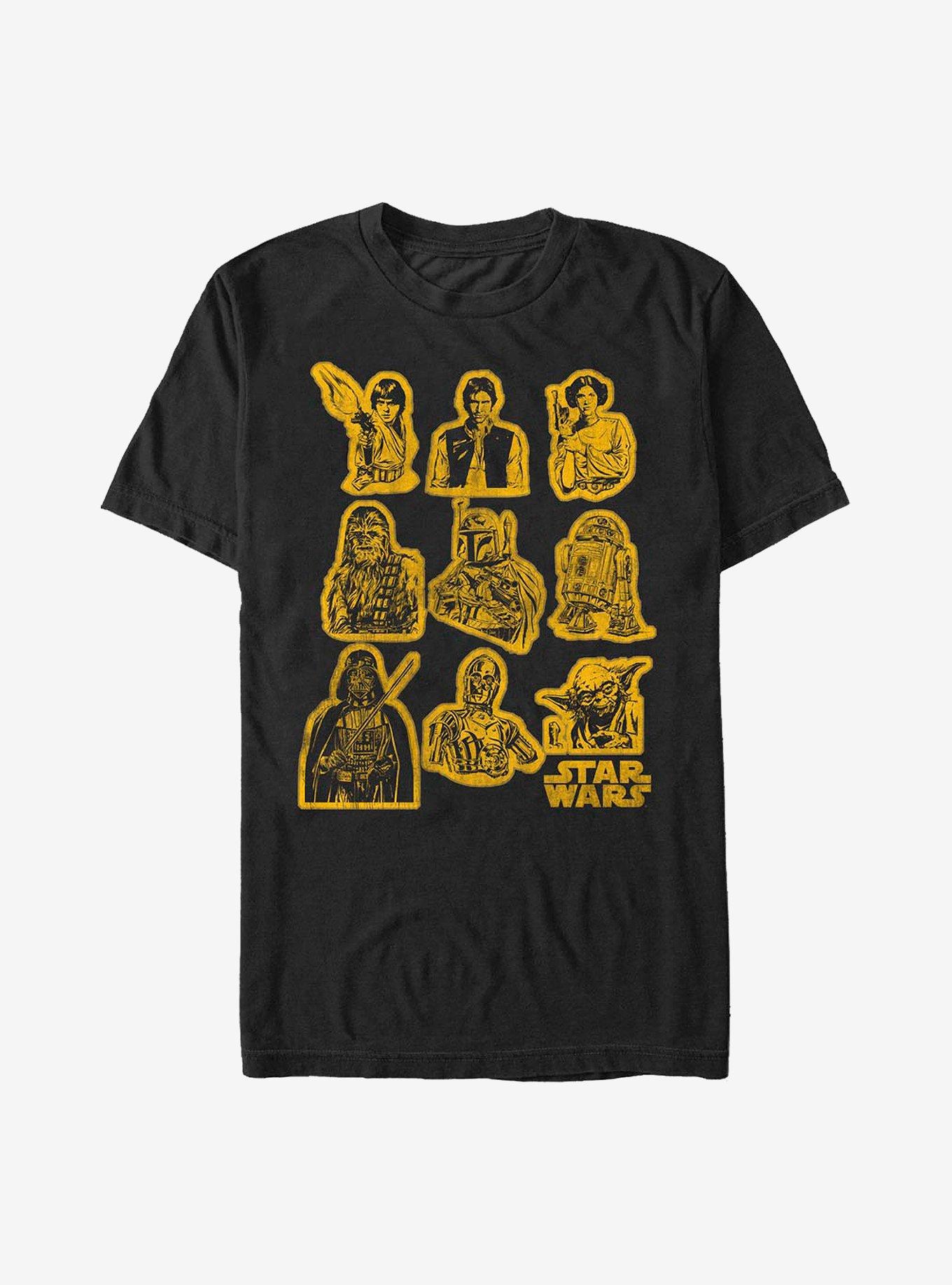 Star Wars Vintage Stickers T-Shirt, , hi-res