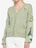 Disney The Princess And The Frog Chunky Knit Skimmer Girls Cardigan, MULTI, hi-res