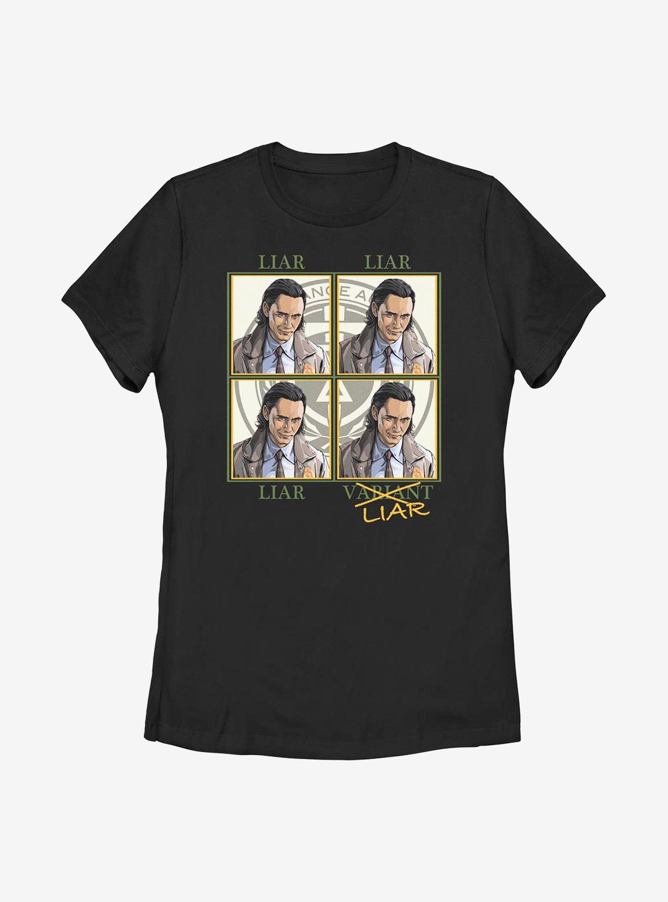 Marvel Loki Liar Or Variant Womens T-Shirt, BLACK, hi-res