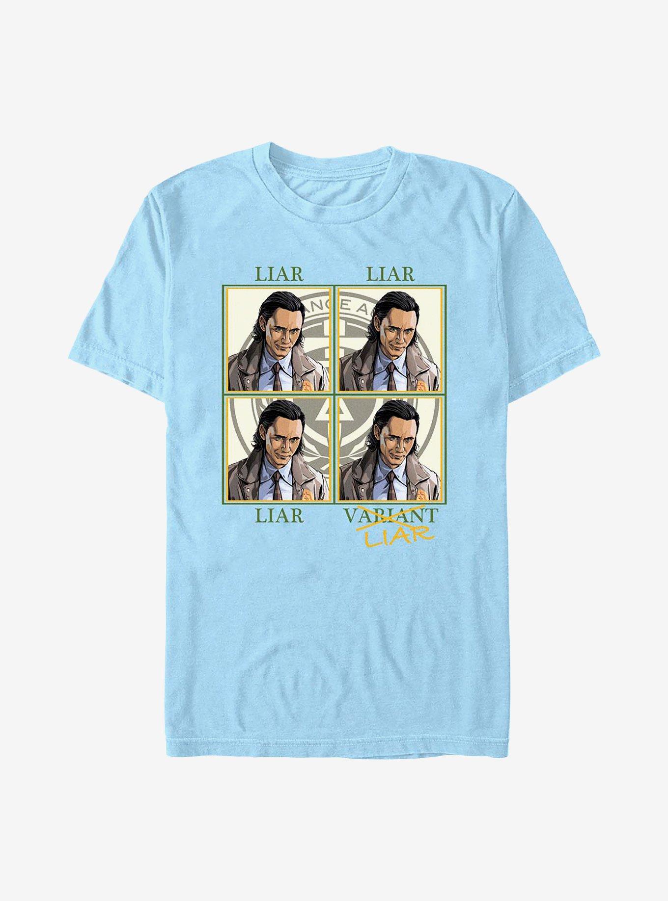 Marvel Loki Liar Or Variant T-Shirt, LT BLUE, hi-res