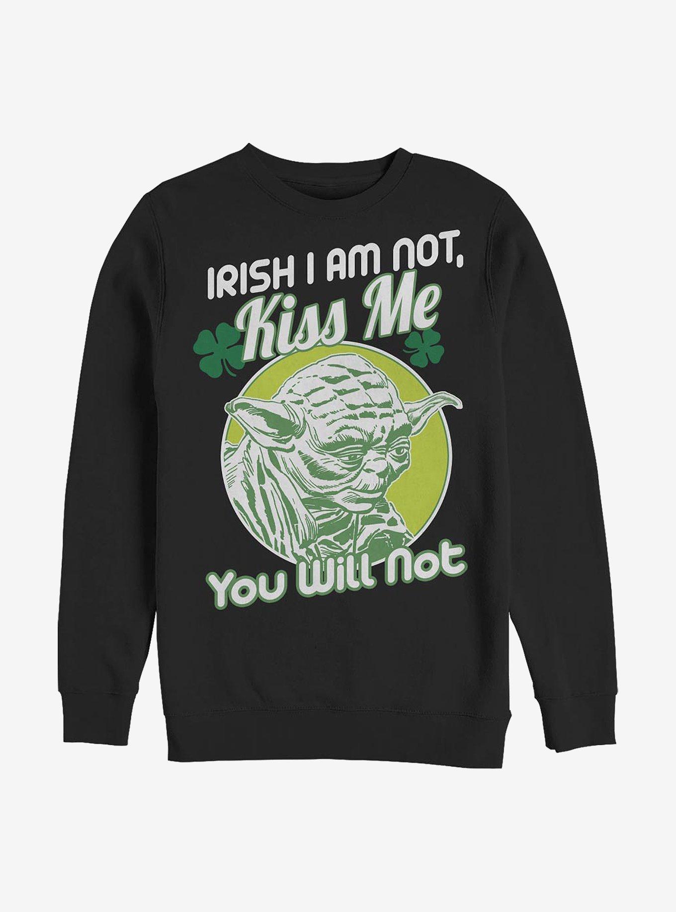 Star Wars Irish I Am Not Crew Sweatshirt, BLACK, hi-res
