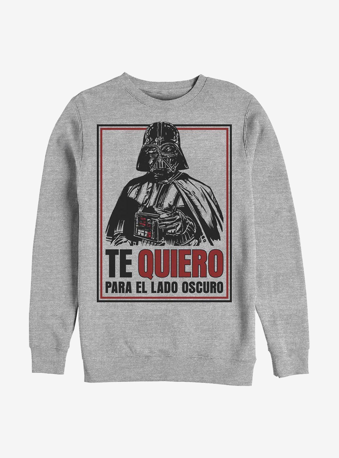 Star Wars Te Quiero Crew Sweatshirt, ATH HTR, hi-res