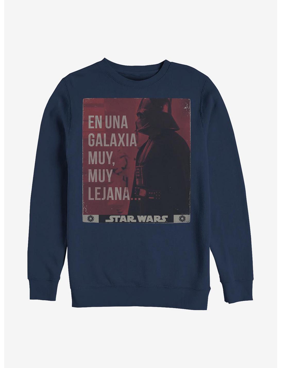 Star Wars Una Galaxia Crew Sweatshirt, NAVY, hi-res