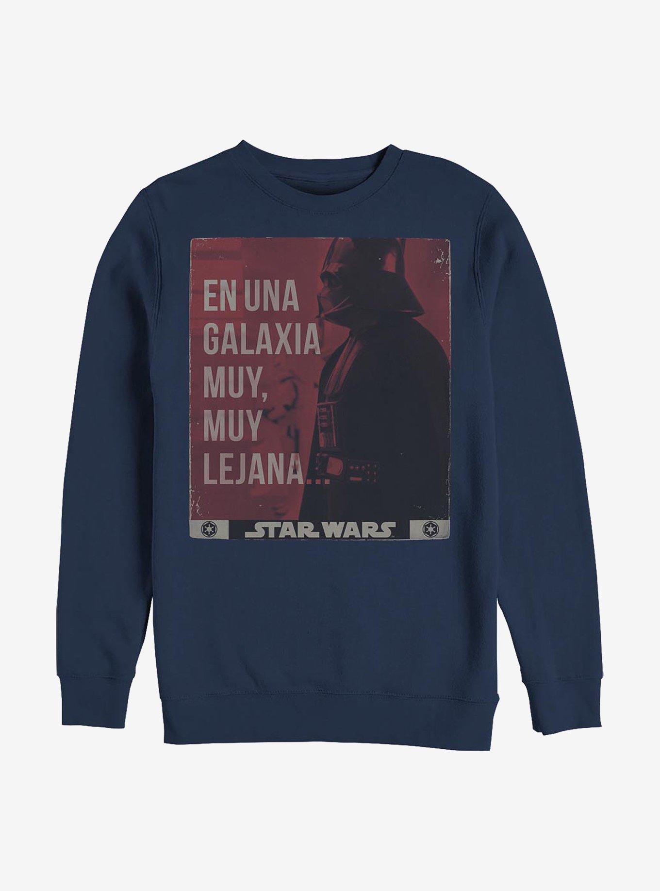 Star Wars Una Galaxia Crew Sweatshirt, NAVY, hi-res