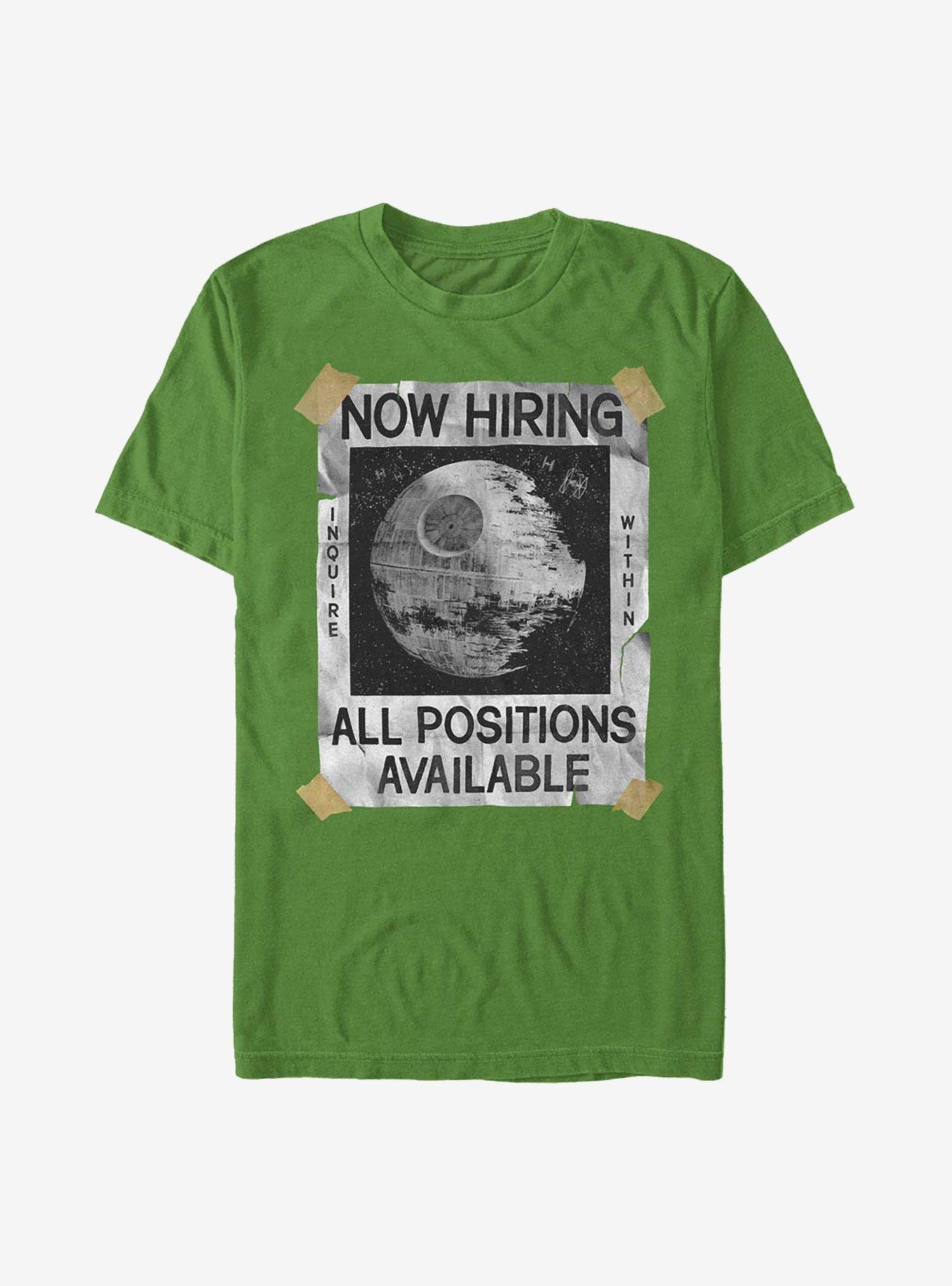 Star Wars All Positions Available Death Star T-Shirt, , hi-res