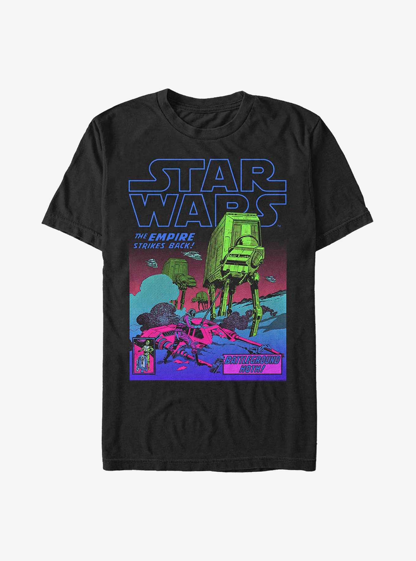 Star Wars Episode V The Empire Strikes Back Battleground Hoth Poster T-Shirt, , hi-res