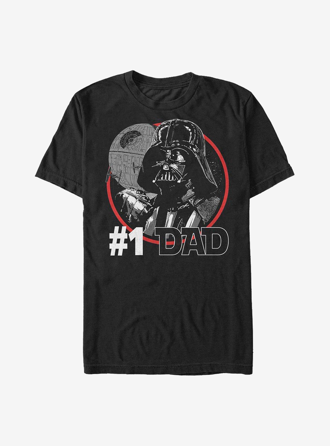 Star Wars Darth Vader Number One Dad T-Shirt, BLACK, hi-res