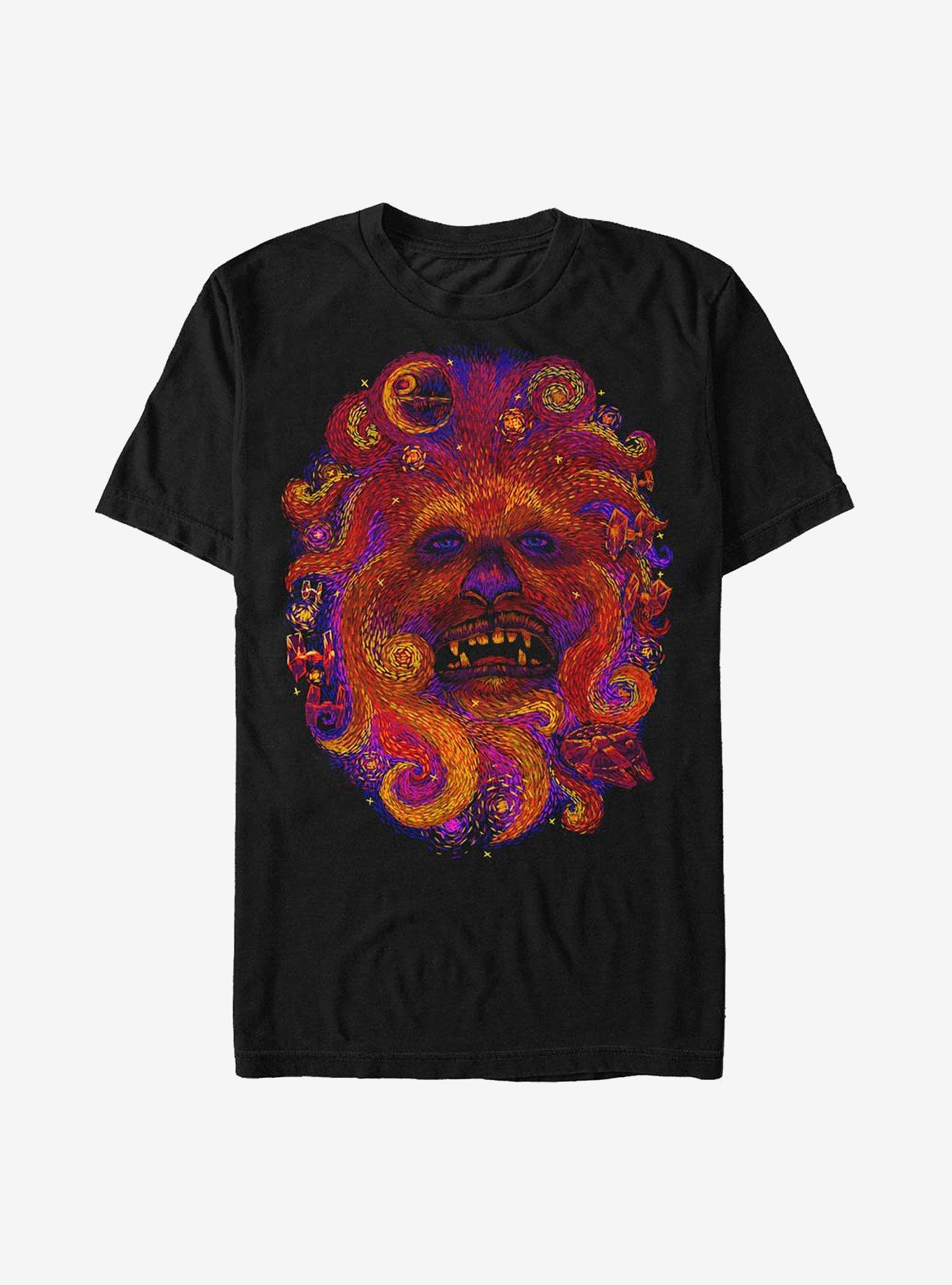 Star Wars Chewie Stars T-Shirt, BLACK, hi-res