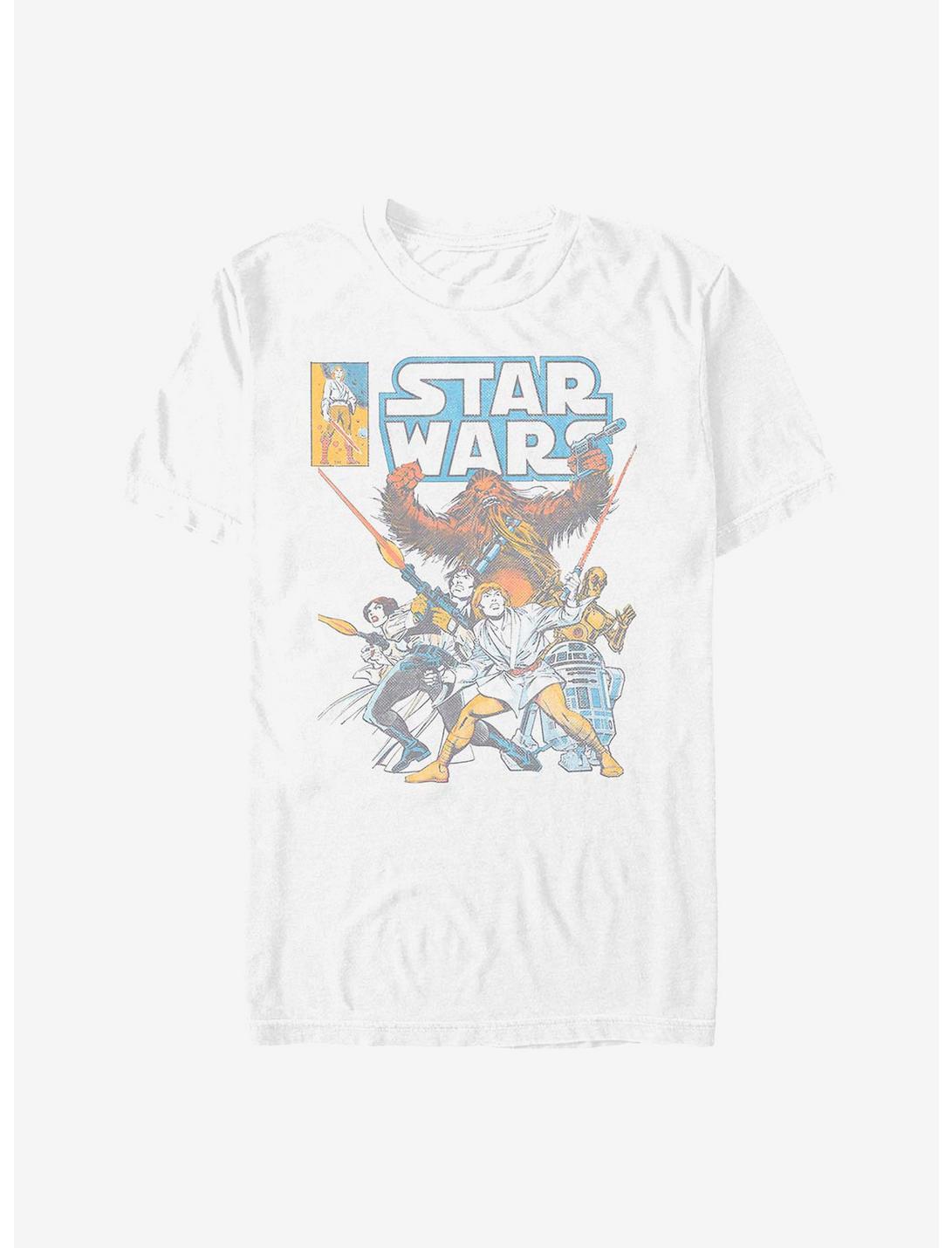 Star Wars Comic Castings T-Shirt, WHITE, hi-res