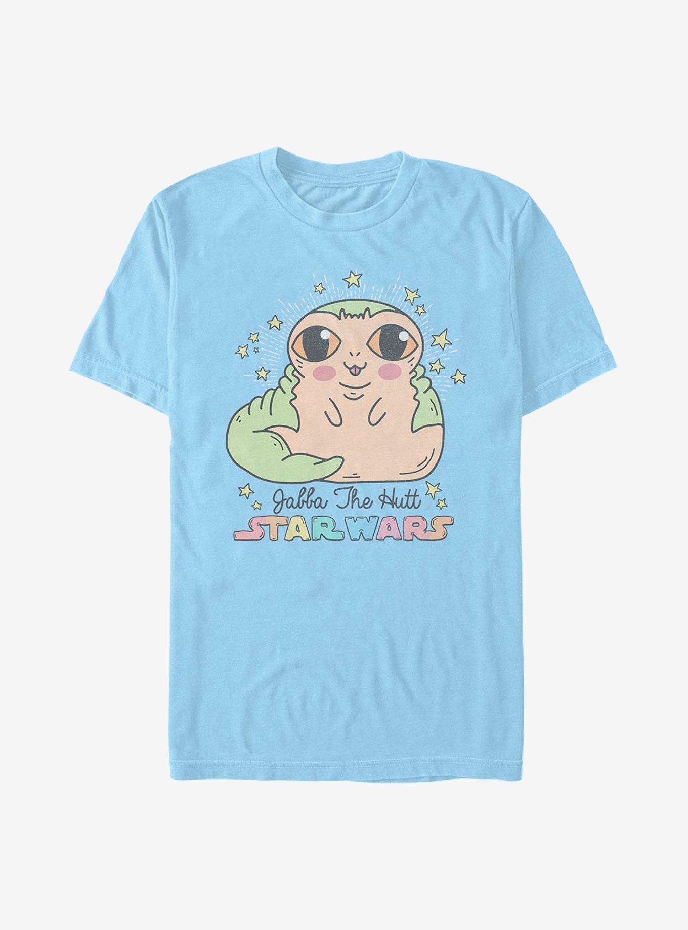 Star Wars Cute Jabba The Hutt T-Shirt, LT BLUE, hi-res