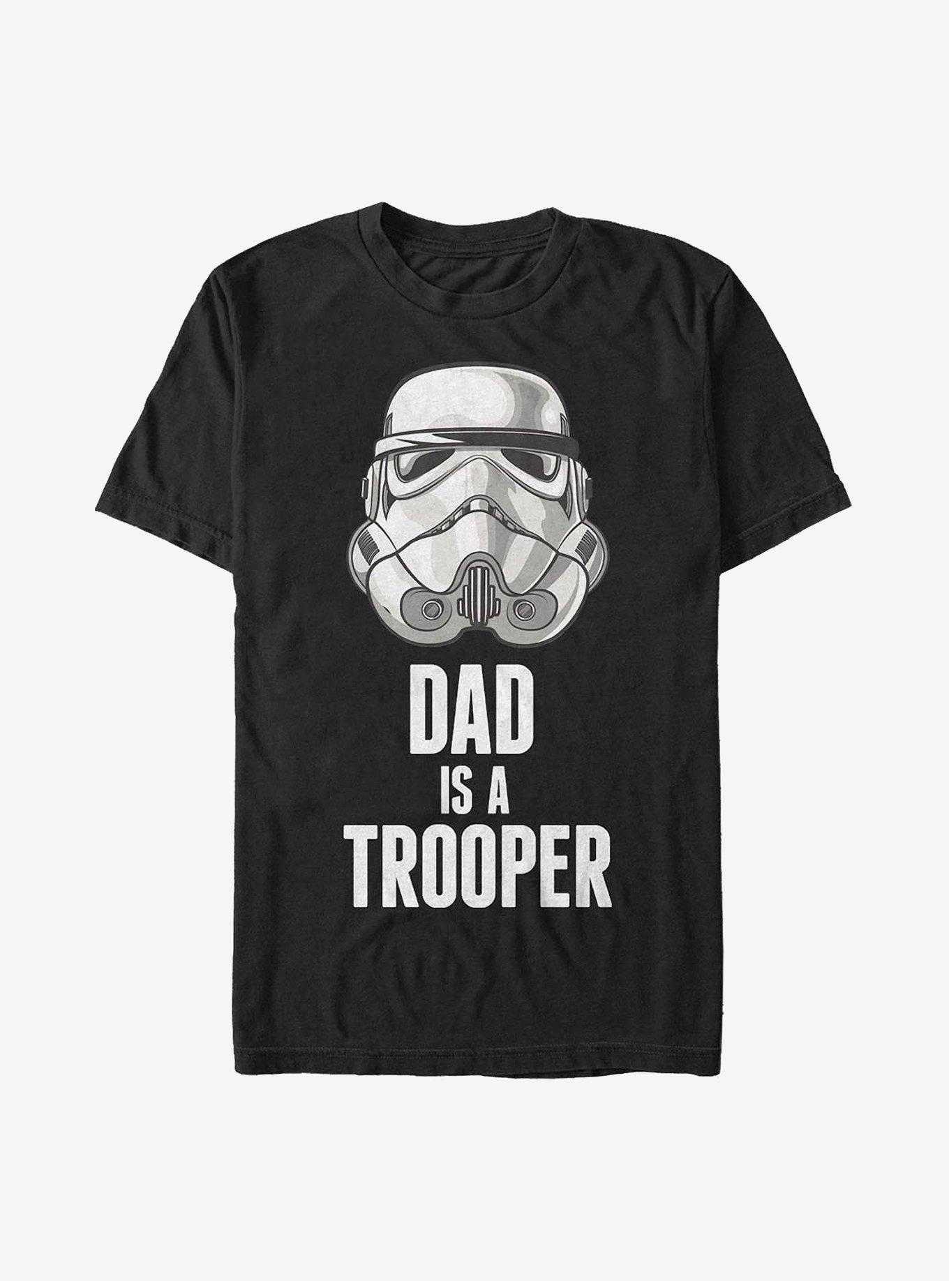 Star Wars Dad Is Trooper T-Shirt, BLACK, hi-res