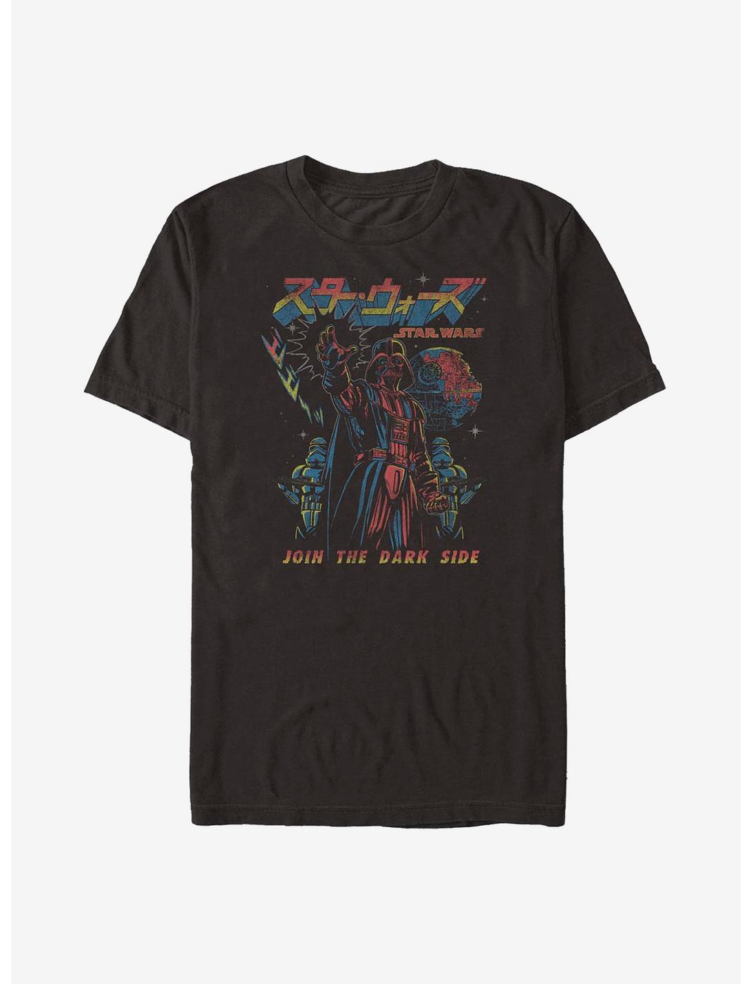 Star Wars Dark Side Japanese T-Shirt, BLACK, hi-res