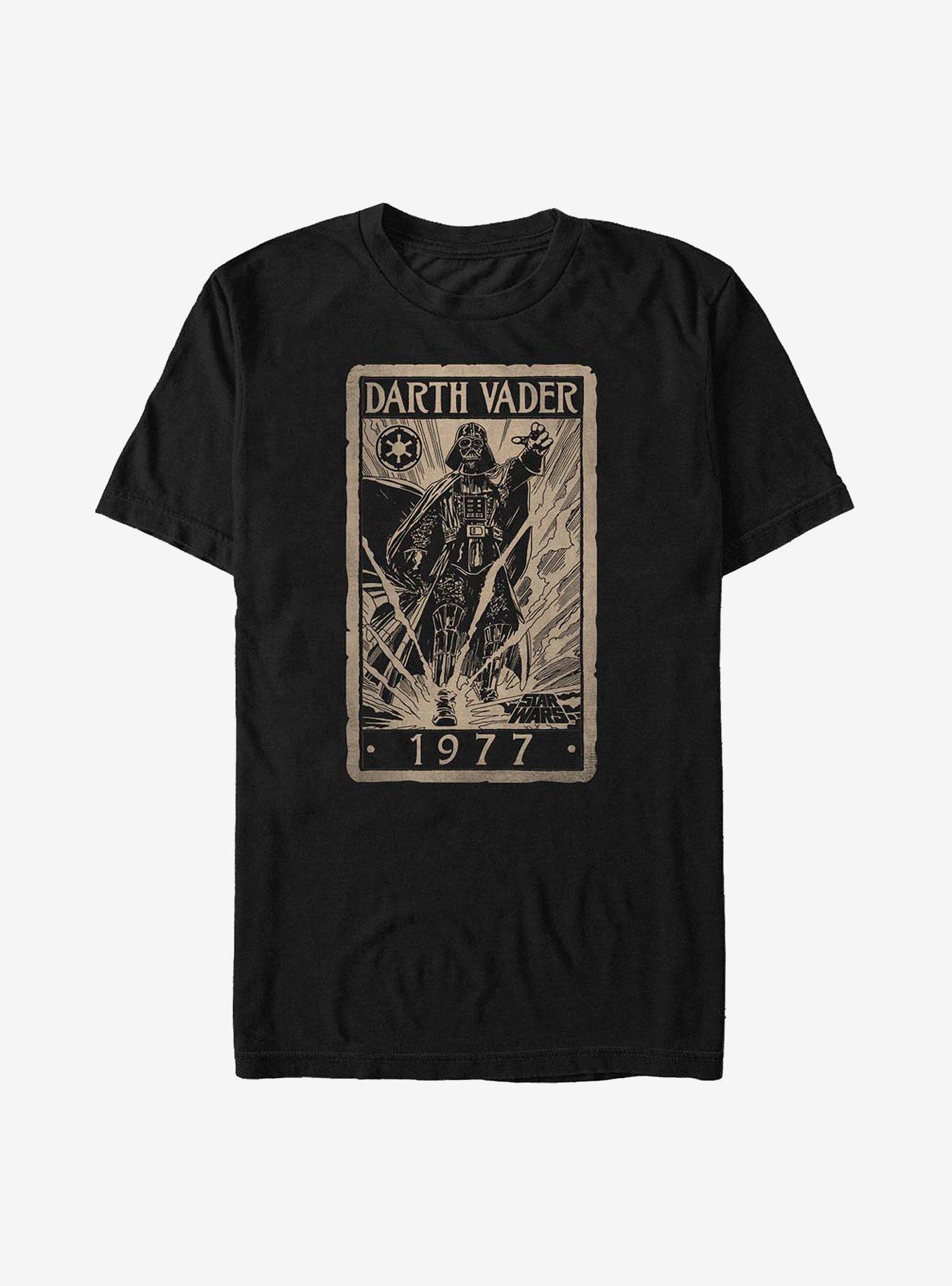 Star Wars Darth Vader Tarot T-Shirt, BLACK, hi-res