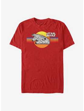 Star Wars Falcon Rainbow Lines T-Shirt, , hi-res