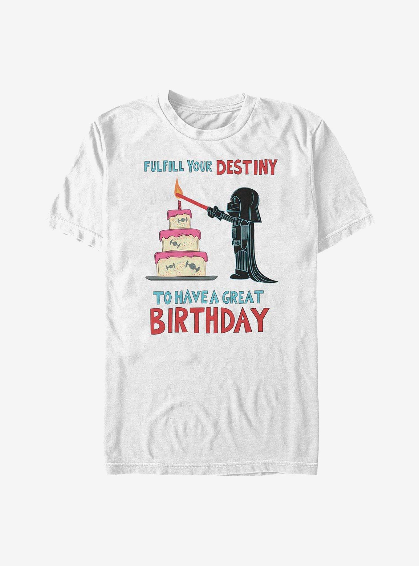 Star Wars Fulfill Your Birthday T-Shirt, WHITE, hi-res