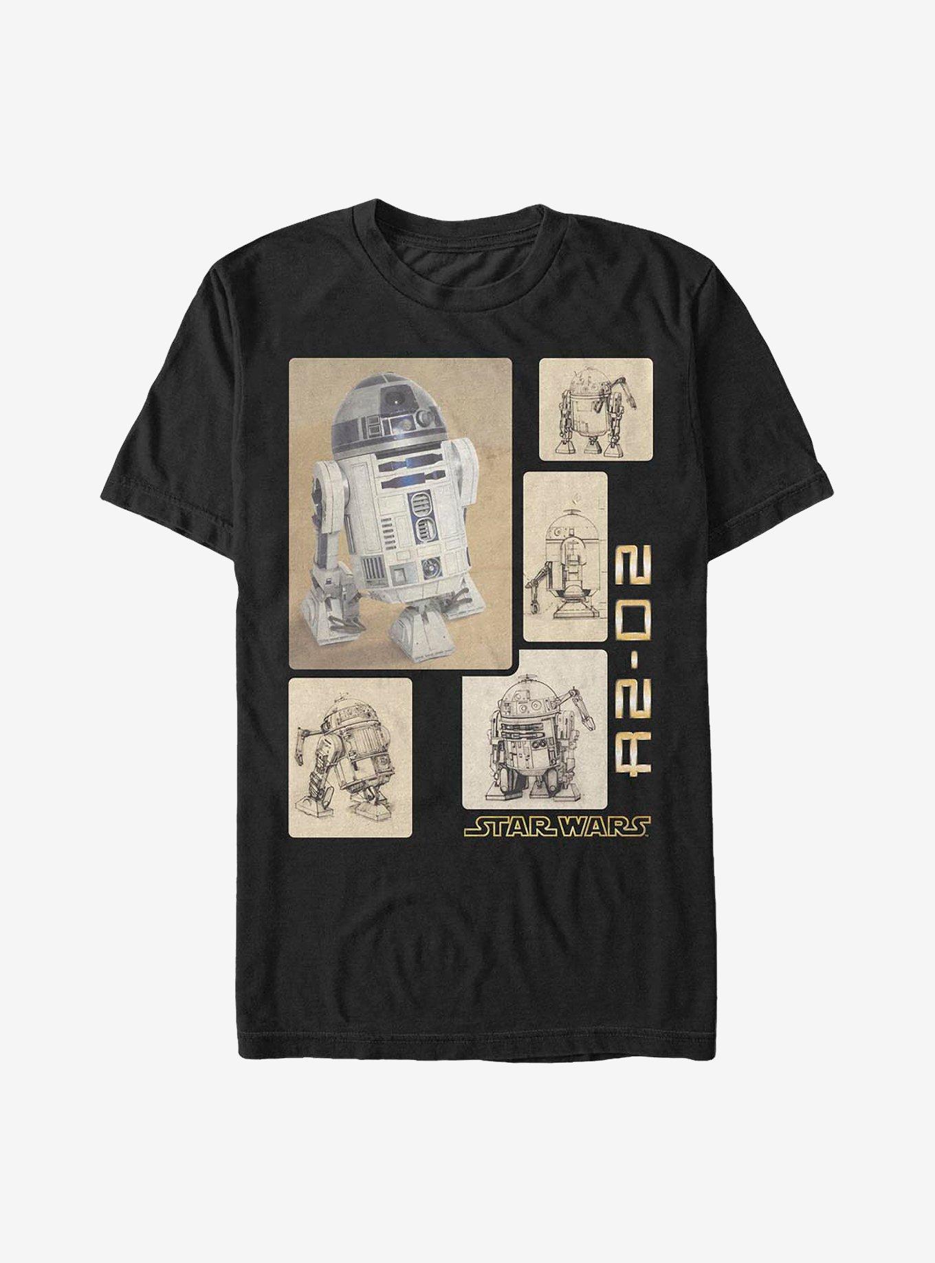 Star Wars R2-D2 Concept T-Shirt, BLACK, hi-res