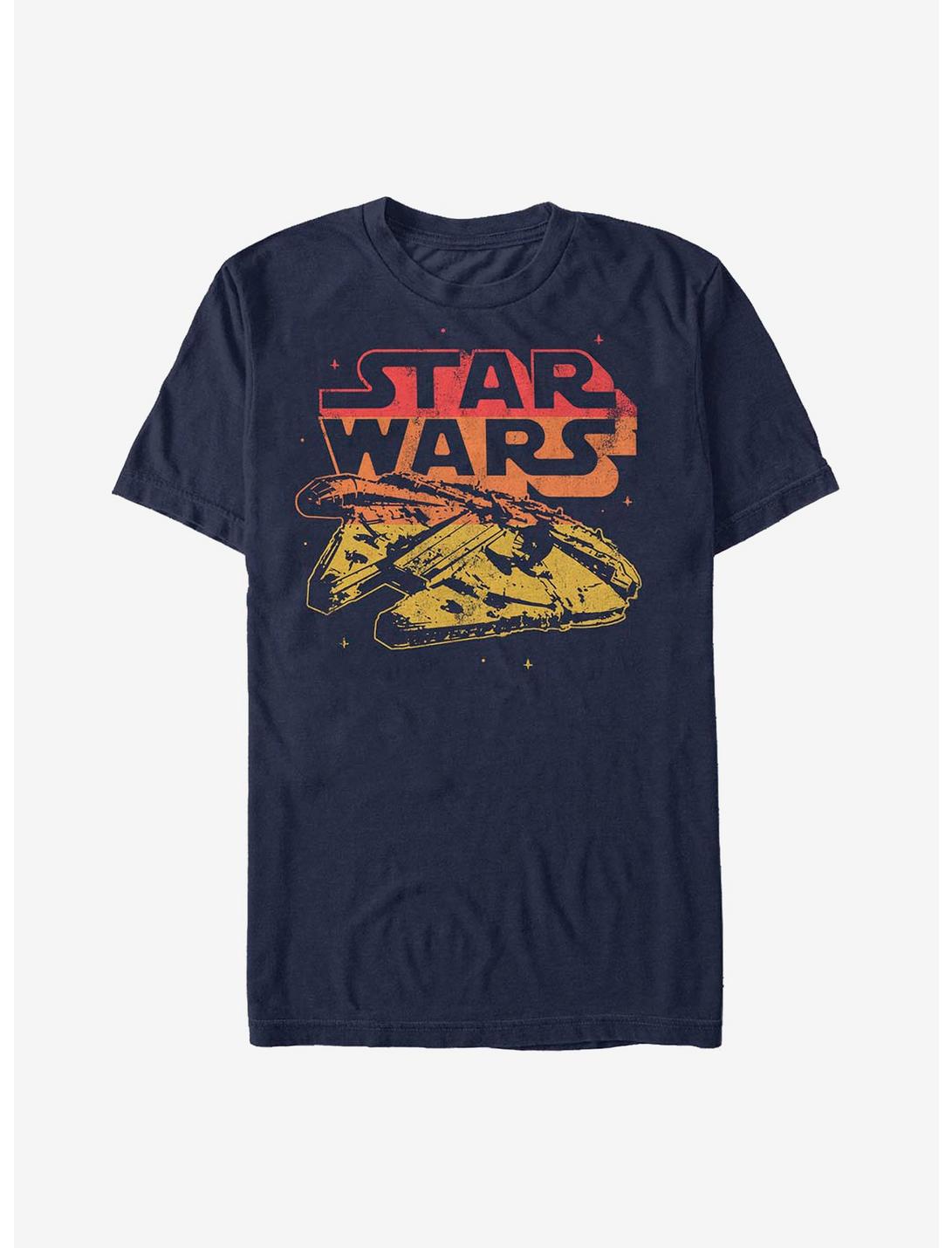 Star Wars Vintage Falcon T-Shirt, NAVY, hi-res