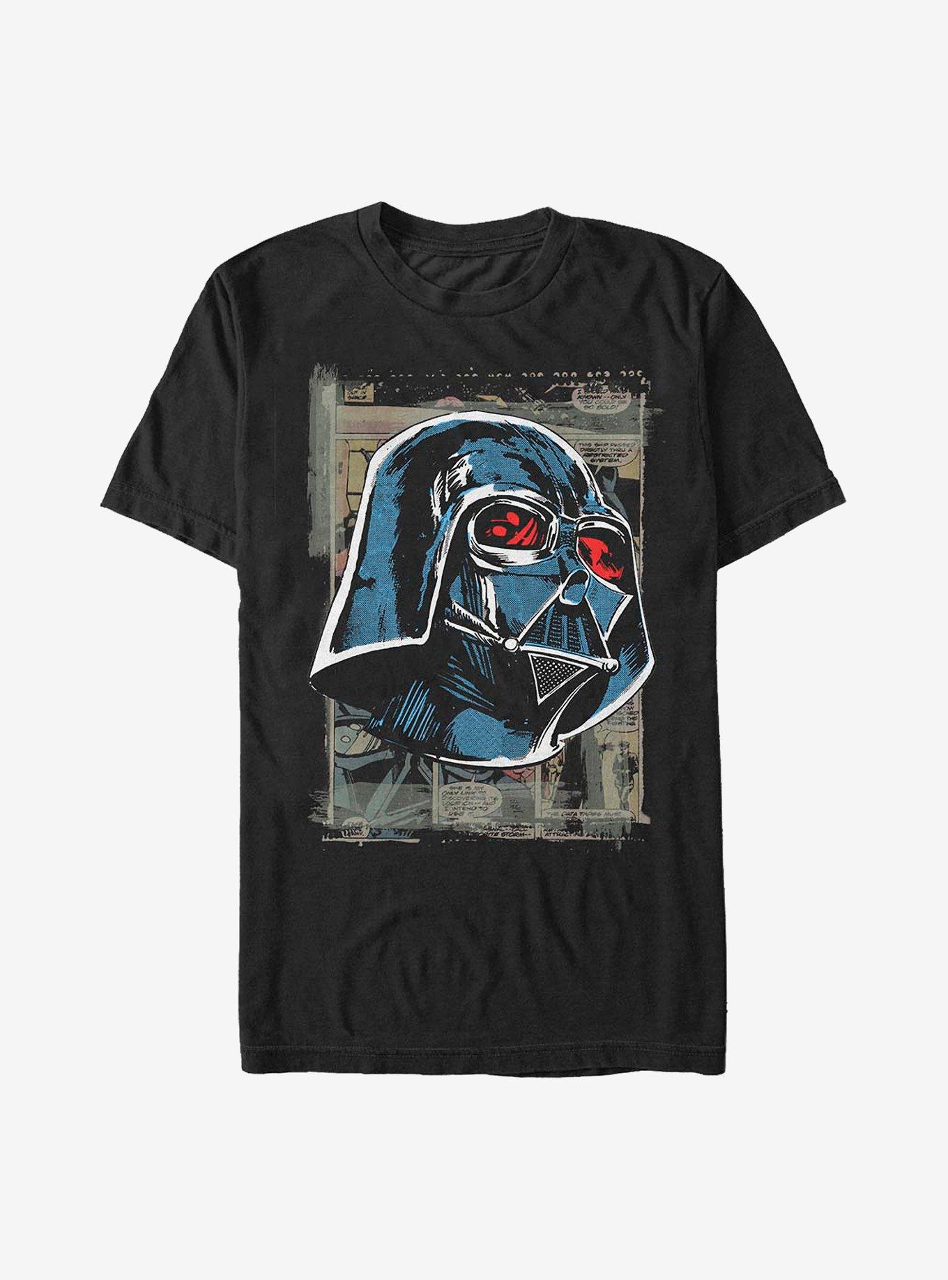 Star Wars Vader Comic Frame T-Shirt, BLACK, hi-res