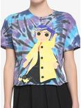 Coraline Doll Tie-Dye Girls Crop T-Shirt, MULTI, hi-res