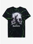 Frankenweenie Green & Black Sparky Tie-Dye Girls T-Shirt, MULTI, hi-res