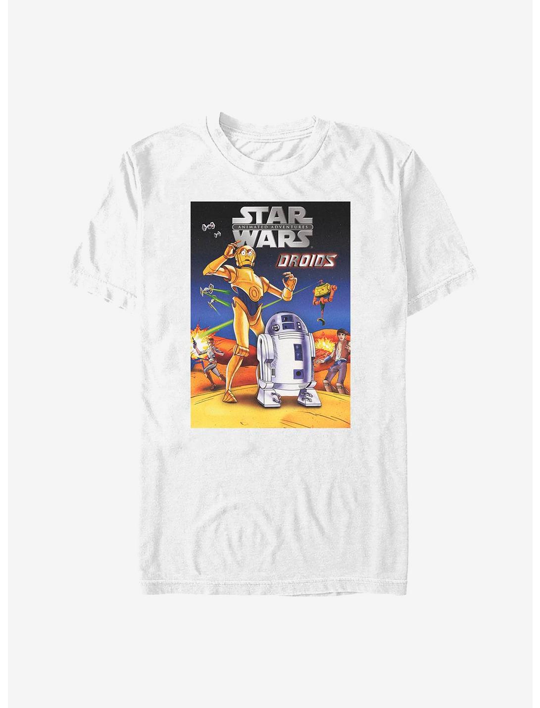 Star Wars Animated Droids T-Shirt, WHITE, hi-res